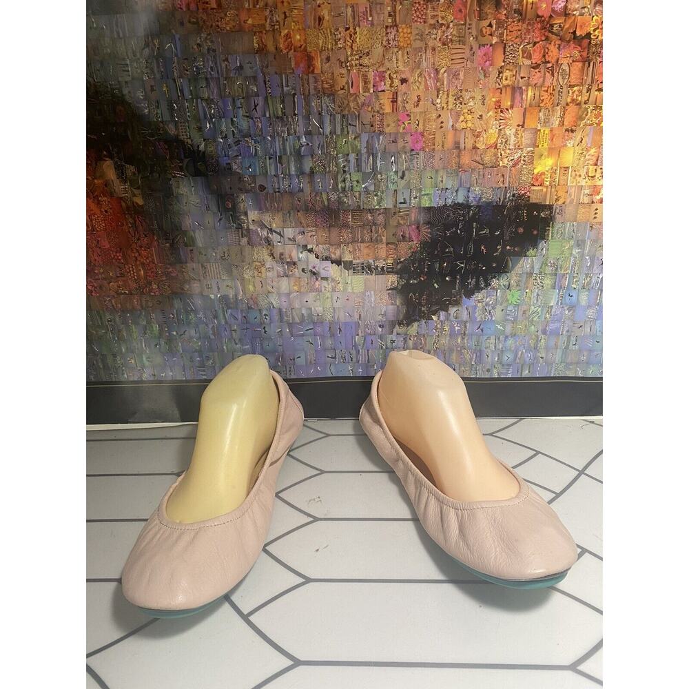 TIEKS BY GAVRIELI WOMEN’S PINK PATENT LEATHER FLAT BALLERINA SHOES SIZE 10